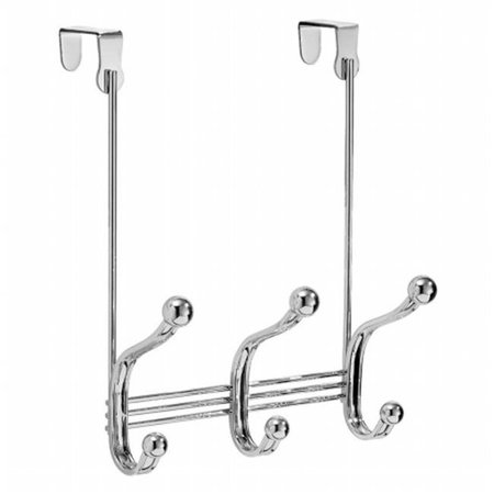 HOMECARE PRODUCTS Finish York Lyra 3 Hook Over the Door Rack; Chrome HO85925